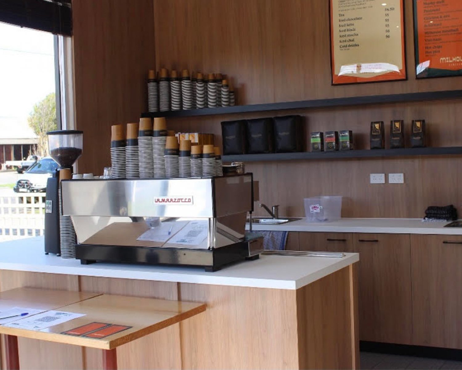 Interior of Milhouse Canteen fit out
